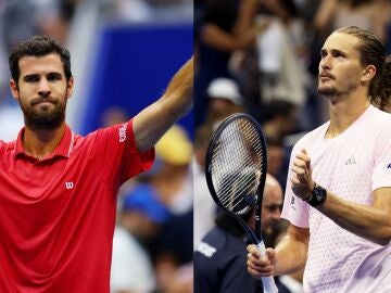  Khachanov y Zverev celebran su pase a semifinales del US Open