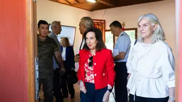 Margarita Robles niega las "discrepancias" dentro del Ejecutivo Margarita Robles niega las "discrepancias" dentro del Ejecutivo