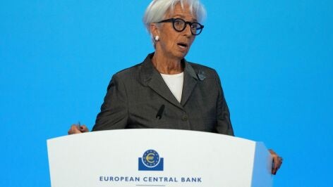Imagen de archivo de la presidenta del Banco Central Europeo (BCE), Christine Lagarde.