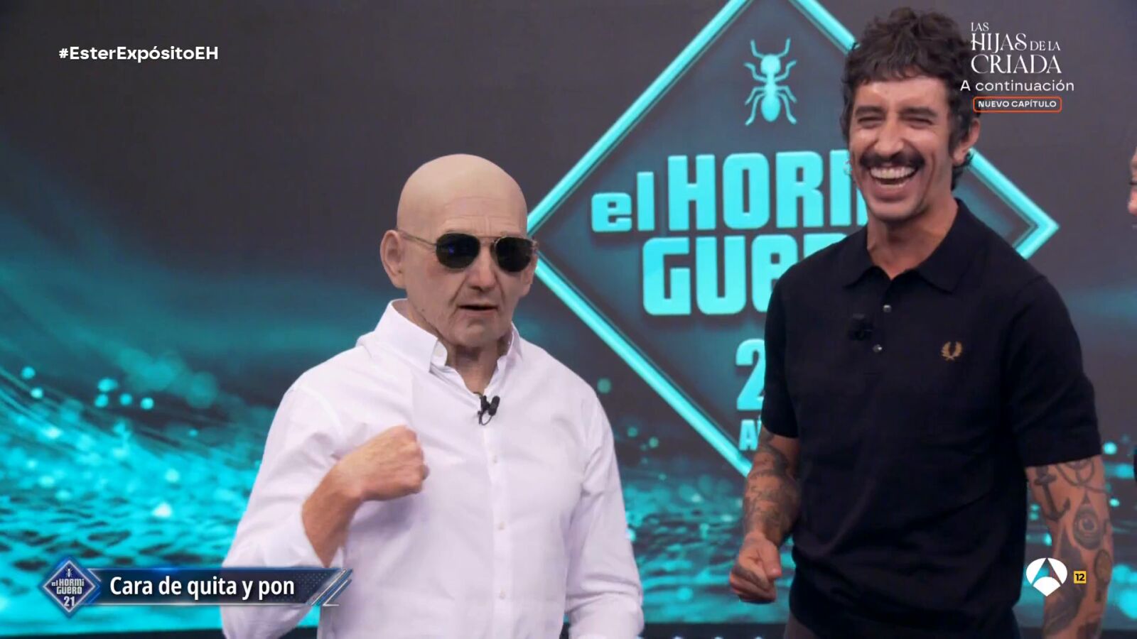 M&aacute;scaras hiperrealistas: la transformaci&oacute;n de Pablo Motos y Marron en pleno directo