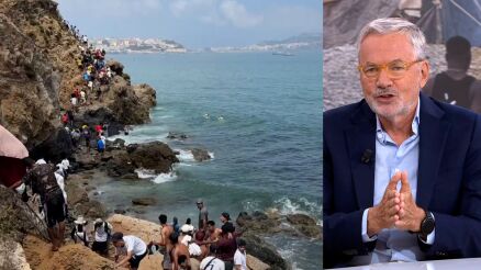 Crisis migratoria en Ceuta.