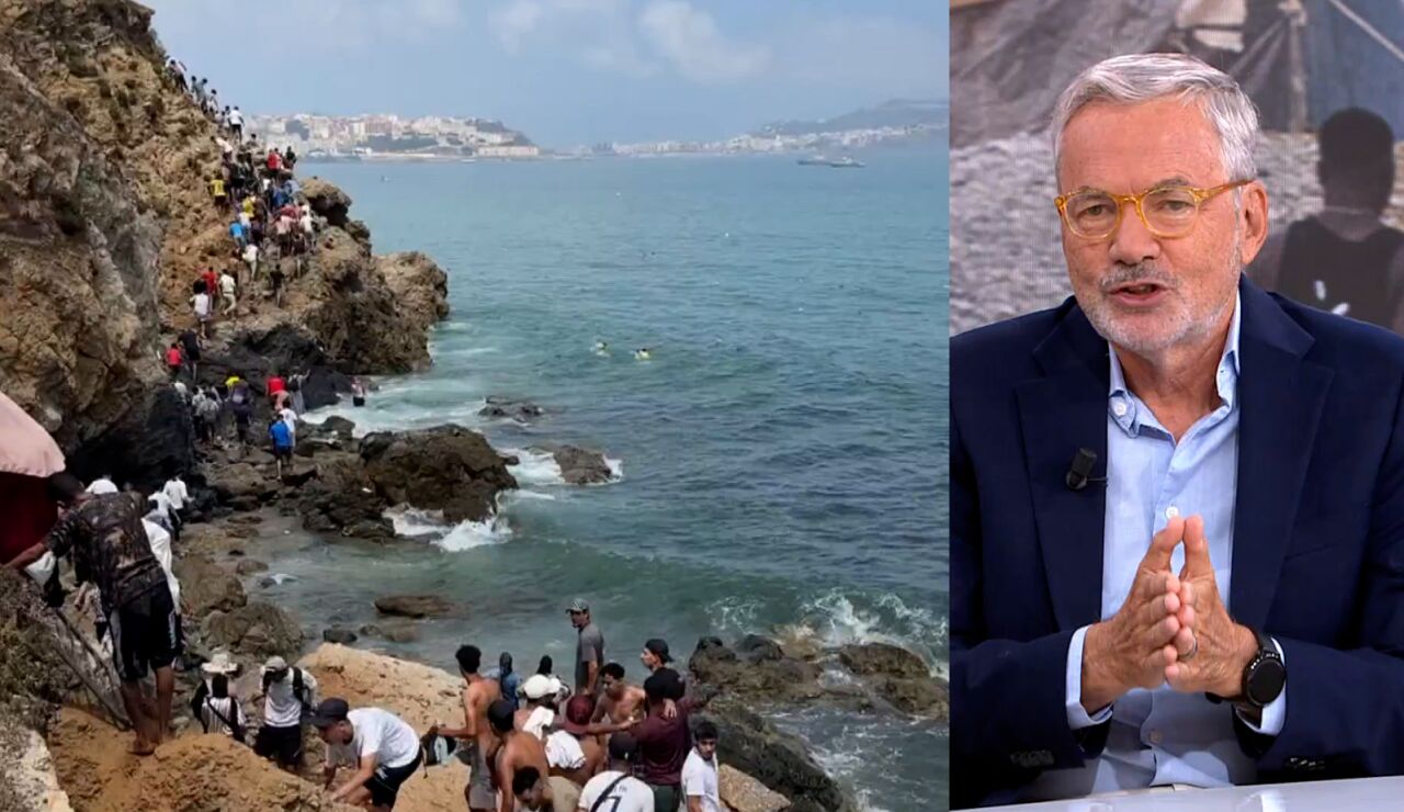 Crisis migratoria en Ceuta.