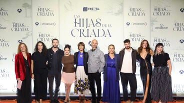 El equipo de Las hijas de la criada en la premier del FesTVal
