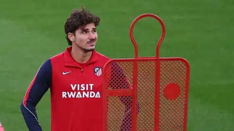 Julián Alvarez, en un entrenamiento del Atlético de Madrid Julián Alvarez, en un entrenamiento del Atlético de Madrid