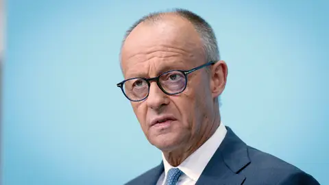 Alemania.- Merz tilda al ultraderechista AfD de "fuerza destructiva y afirma que no logrará mayoría absoluta en Alemania September 7, 2026, Berlin, Berlin, Deutschland: Friedrich Merz bei der Pressekonferenz zur Wahl in Sachsen-Anhalt im Konrad-Adenauer-Haus. Berlin, 07.09.2026 Bernd Elmenthaler / Zuma Press 07/09/2026 ONLY FOR USE IN SPAIN
