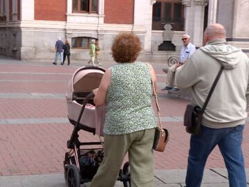 Abuelos que cuidan de los nietos
