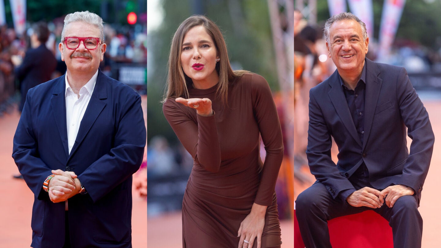 Alberto Chicote, Natalia S&aacute;nchez y Roberto Brasero en el FesTVal 2026