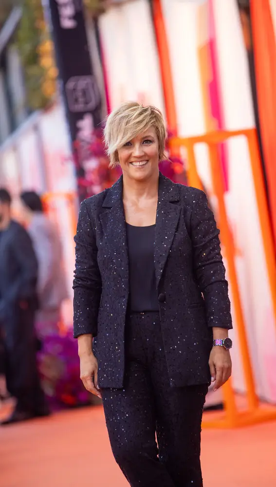 Cristina Pardo en la alfombra naranja del FesTVal 2026 Cristina Pardo en la alfombra naranja del FesTVal 2026