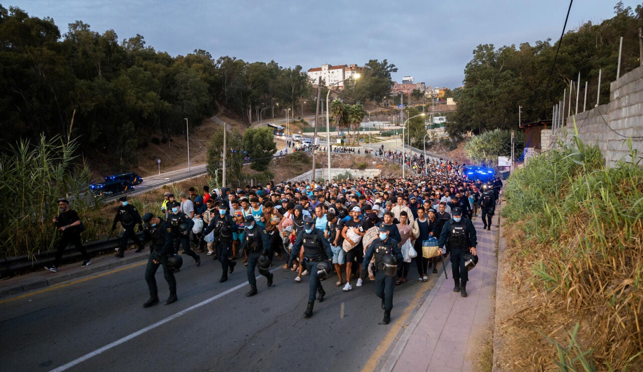 As&iacute; ha sido el traslado de migrantes