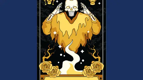 La carta del tarot del Arcano sin nombre La carta del tarot del Arcano sin nombre