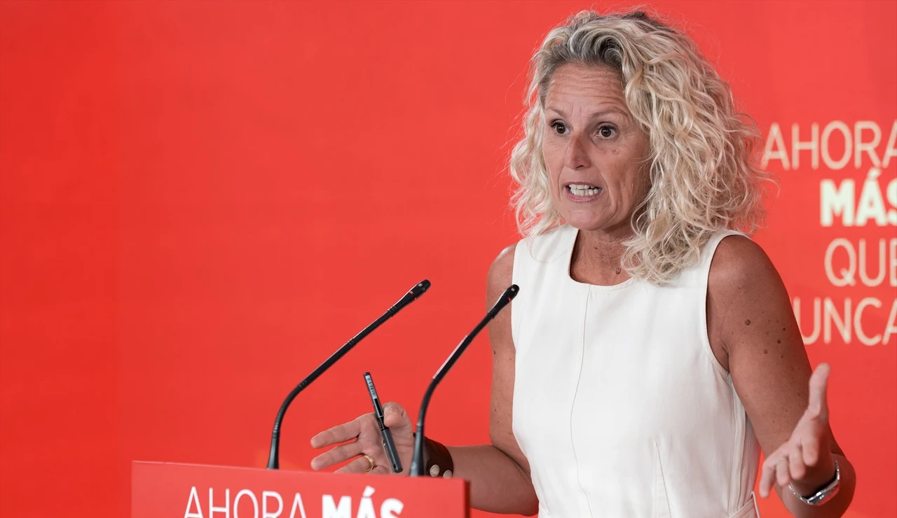 Montse Mínguez, portavoz del PSOE