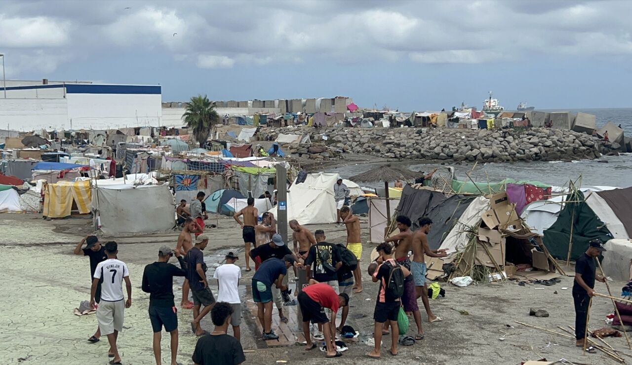Migrantes en Ceuta