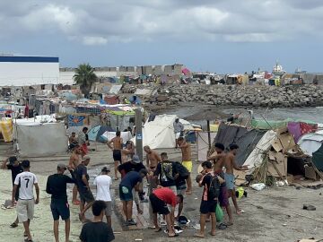 Migrantes en Ceuta