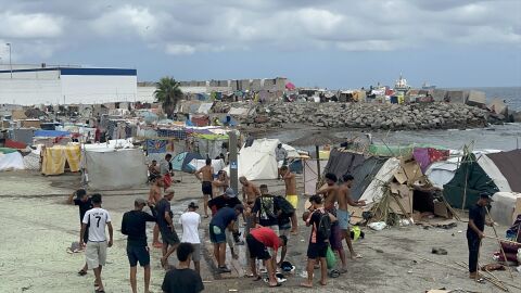 Migrantes en Ceuta