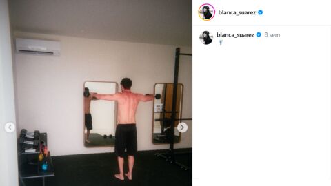 La imagen compartida por Blanca Suárez en la que aparece Javier Rey