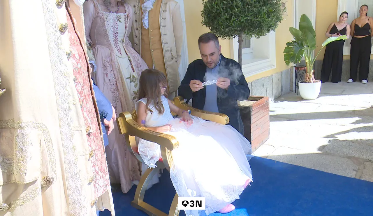 Ely, la niña de seis años que cumplió su sueño de convertirse en princesa