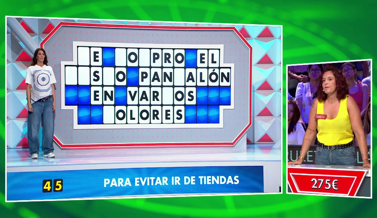 Sandra se la juega con el gajo ‘Exprés’: ¿Resolverá el panel en tiempo récord?