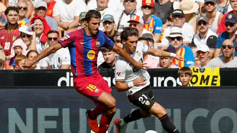 Rodrigo Hernández en Mestalla contra el Valencia Rodrigo Hernández en Mestalla contra el Valencia