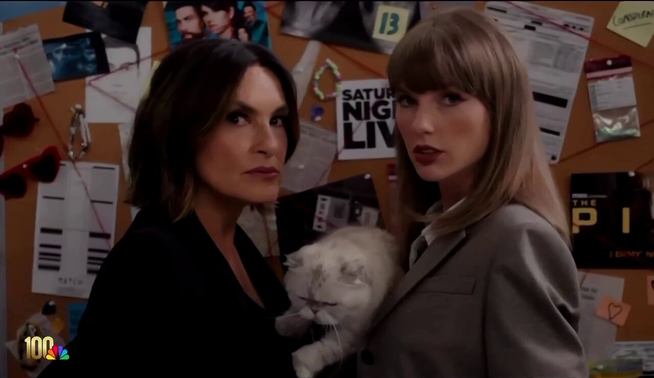 Mariska Hargitay y Taylor Swift en los Emmy