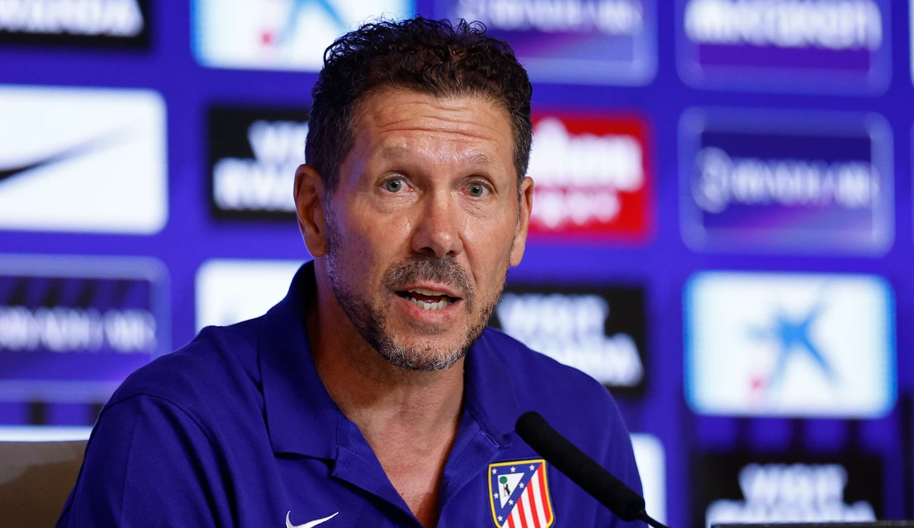 Simeone, en rueda de prensa