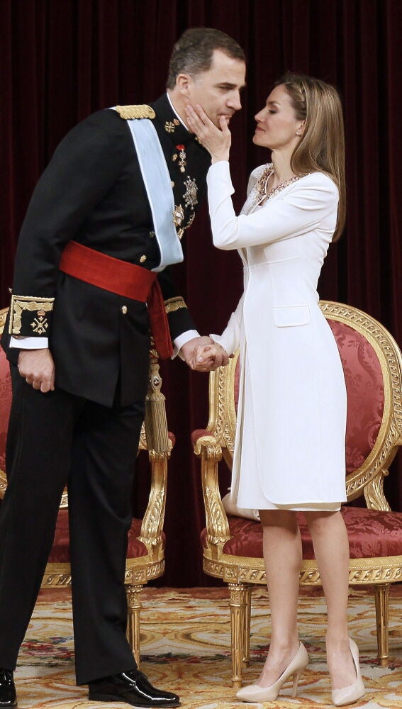 La reina Letizia y el rey Felipe VI