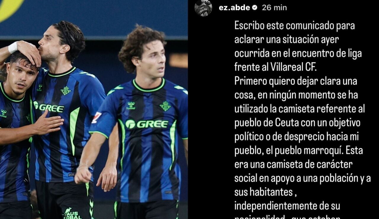 El comunicado de Ez Abde en su cuenta de Instagram