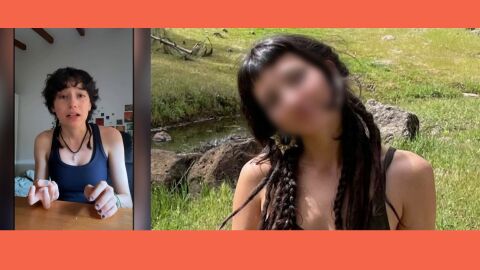 La hermana de Claudia, la joven asesinada en M&eacute;xico.