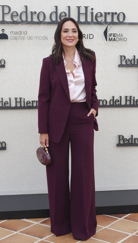 Tamara Falcó, en el desfile de Pedro del Hierro