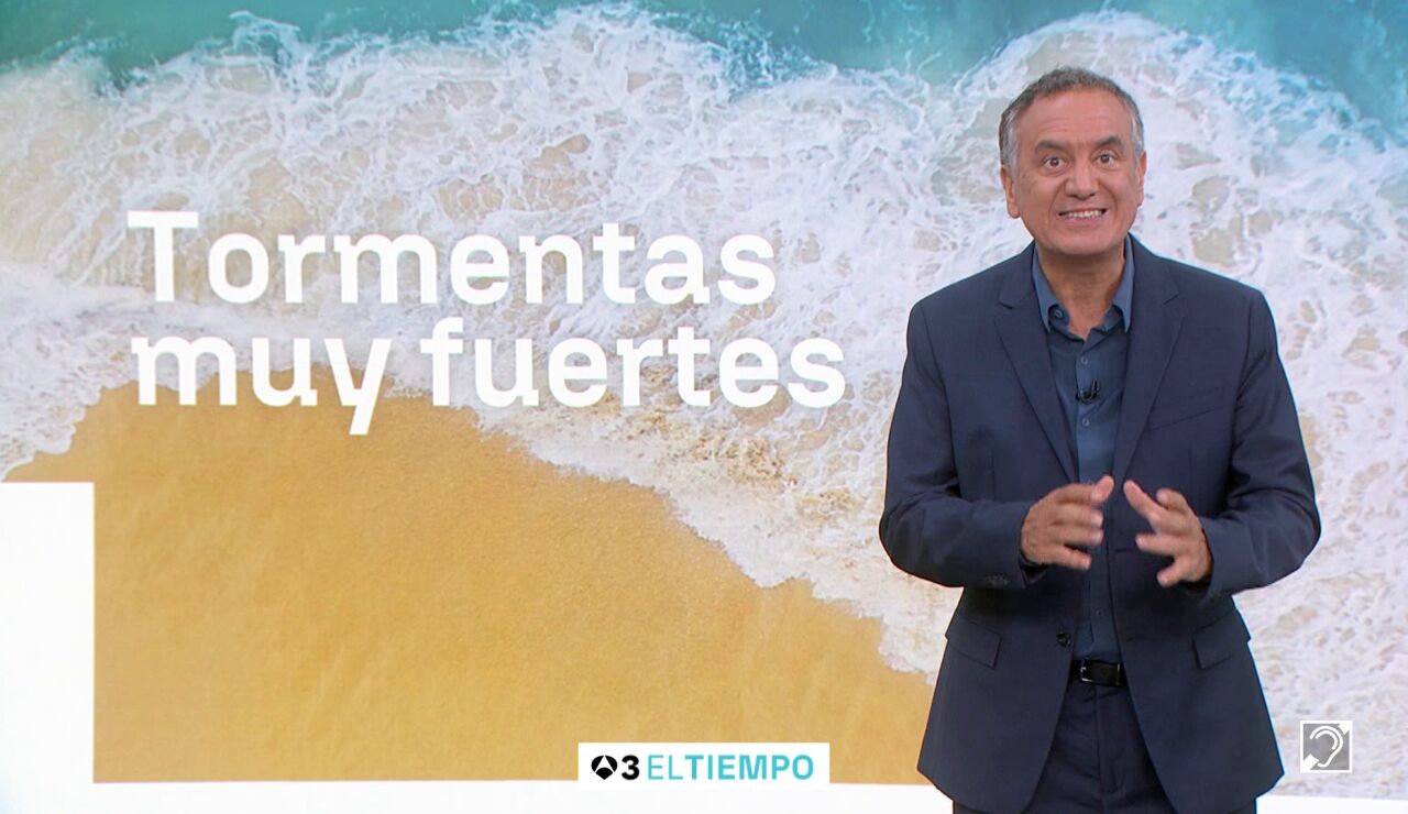 Roberto Brasero: "Caen 10&ordm; las temperaturas y habr&aacute; fuertes tormentas en el este"