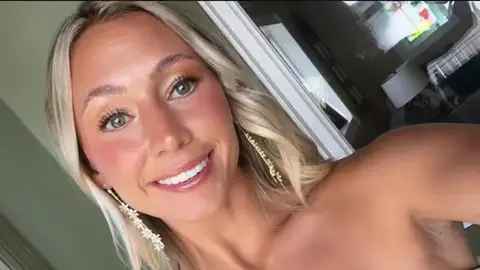La exjugadora Kayla Saager-Beckley La exjugadora Kayla Saager-Beckley