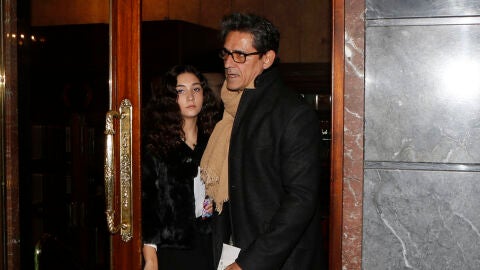 Jesús Cabanas junto a su hija Paula