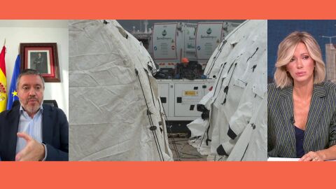 El presidente del Puerto de Ceuta alerta del impacto del campamento de migrantes en una zona cr&iacute;tica