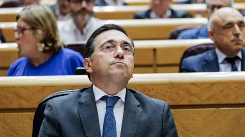 El ministro de Asuntos Exteriores, Unión Europea y Cooperación José Manuel Albares El ministro de Asuntos Exteriores, Unión Europea y Cooperación, José Manuel Albares, interviene durante una sesión de control al Gobierno, en el Senado, a 15 de septiembre de 2026, en Madrid (España). El Gobierno afronta hoy 17 preguntas de la oposición centradas especialmente en la gestión que está llevando a cabo el Ejecutivo de la crisis migratoria que vive Ceuta desde el pasado mes de julio.15 SEPTIEMBRE 2026;SESIÓN DE CONTROL;SENADO;POLÍTICA;POLÍTICOS;Carlos Luján / Europa Press15/...