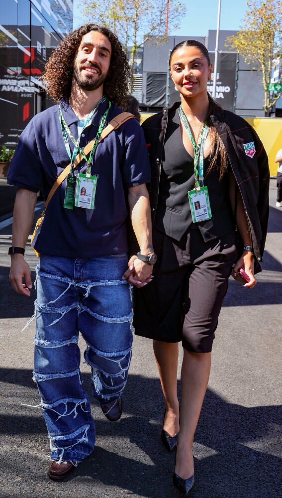Claudia Rodríguez y Marc Cucurella