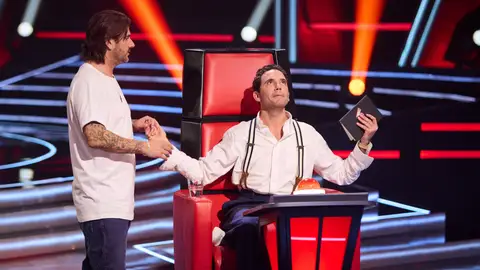 Mika y Melendi en las segundas Audiciones a ciegas de La Voz Mika y Melendi en las segundas Audiciones a ciegas de La Voz