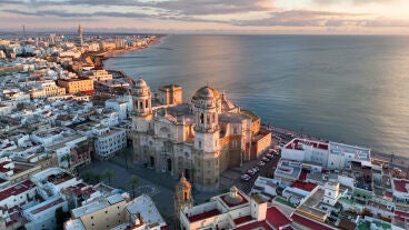 Vista a&eacute;rea de C&aacute;diz