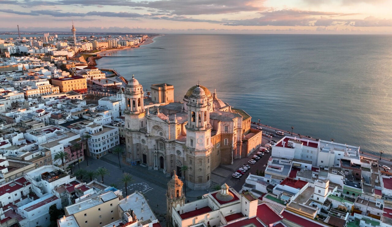 Vista a&eacute;rea de C&aacute;diz