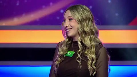 Sofía en La ruleta de la suerte noche Sofía en La ruleta de la suerte noche