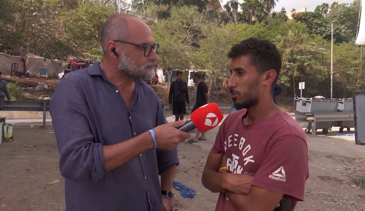 Ismael, migrante en Ceuta