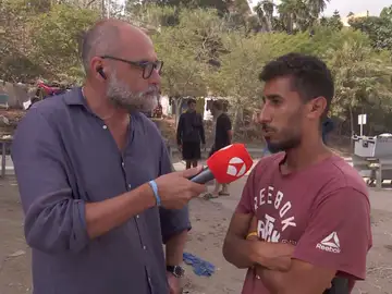 Ismael, migrante en Ceuta Ismael, migrante en Ceuta