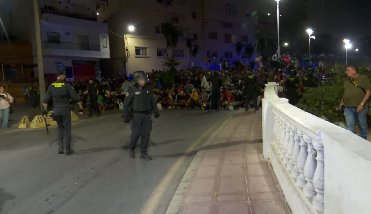 Traslado al campamento del Puerto