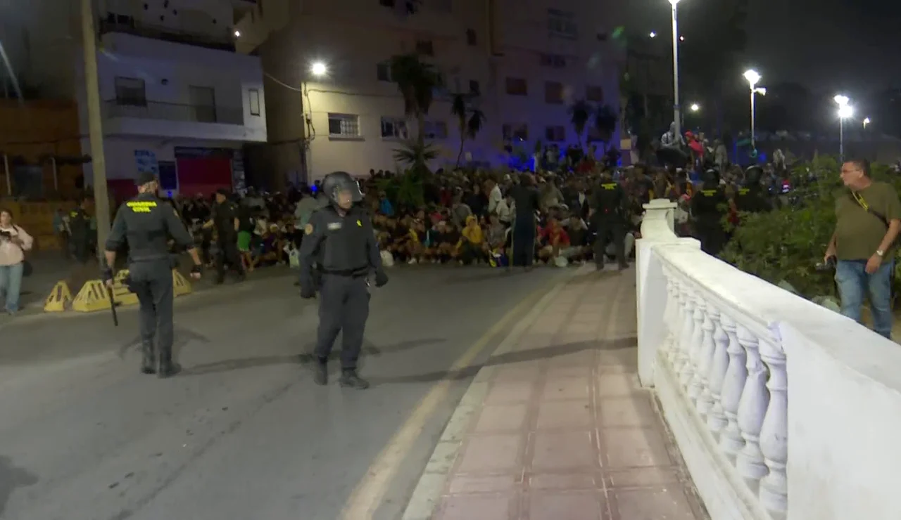 Traslado al campamento del Puerto