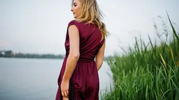 Vestido color burdeos Vestido color burdeos