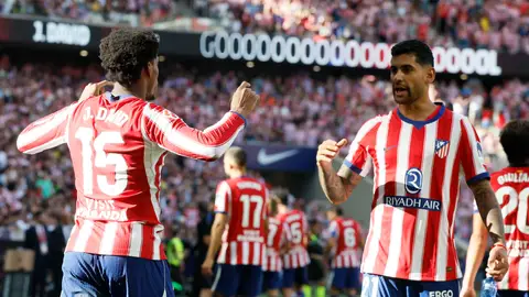 Jonathan David celebra su gol ante el Real Madrid Jonathan David celebra su gol ante el Real Madrid