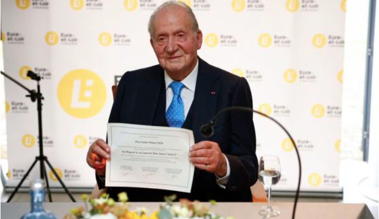 Juan Carlos I recibe el Premio Saint-Simon