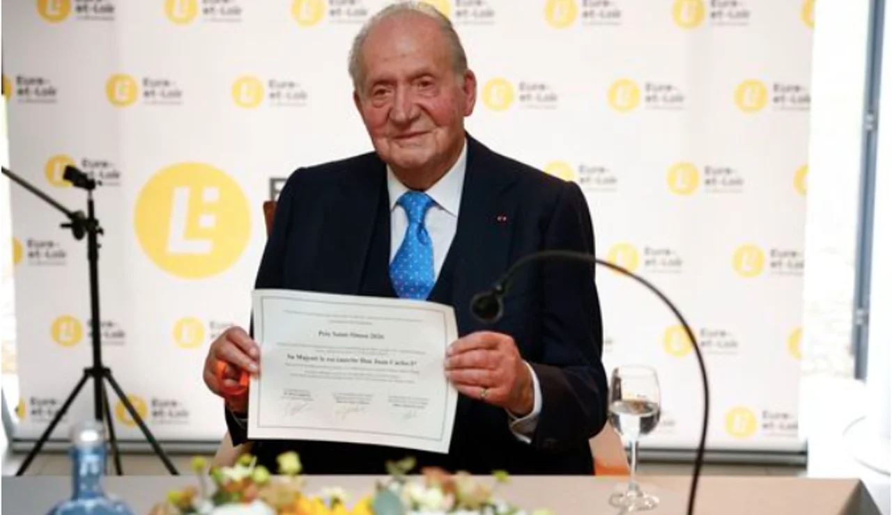 Juan Carlos I recibe el Premio Saint-Simon