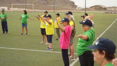 'Al Golpito', el proyecto deportivo y social en Canarias que mejora la vida de las personas mayores