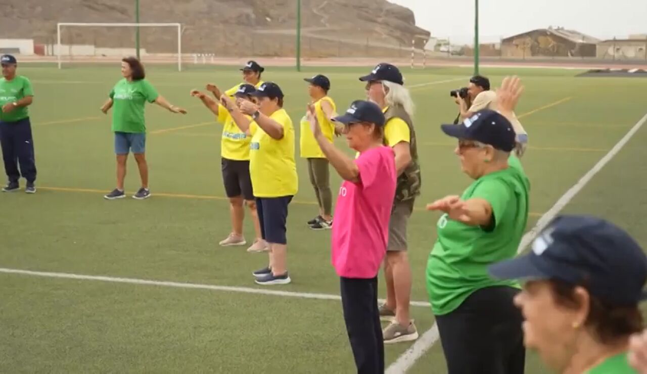 'Al Golpito', el proyecto deportivo y social en Canarias que mejora la vida de las personas mayores