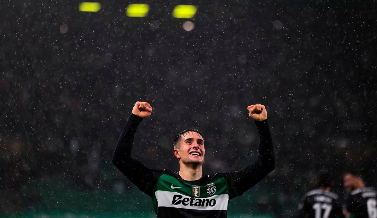 El jugador del Sporting CP Ivan Fresneda 
