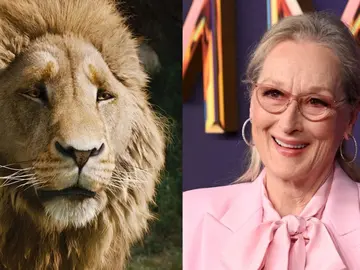 Meryl Streep como Aslan en Las crónicas de Narnia Meryl Streep como Aslan en Las crónicas de Narnia